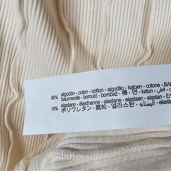 NWT ZARA SEAMED RIB High Rise Midi Skirt‎ with Elastic Waistband 6050/813 Size S - Picture 16 of 16